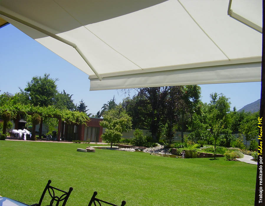 Toldos, Pérgolas, casa jardín, confección de toldos a medidas Santiago